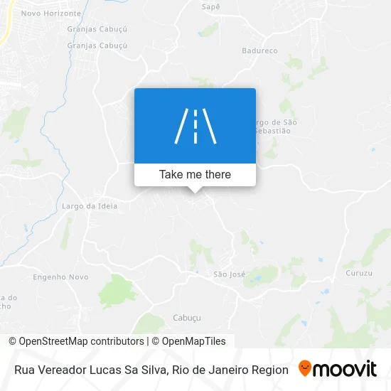 Rua Vereador Lucas Sa Silva map