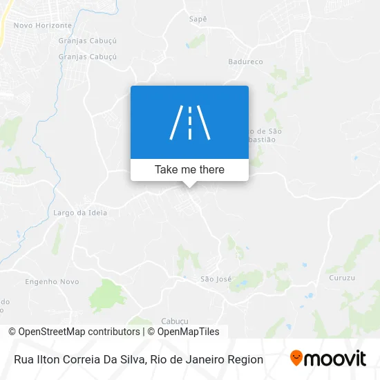 Rua Ilton Correia Da Silva map