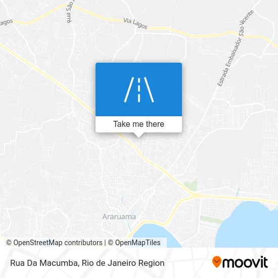 Rua Da Macumba map