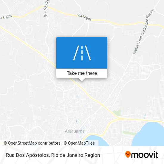 Rua Dos Apóstolos map