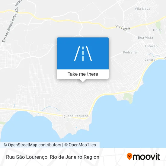 Rua São Lourenço map