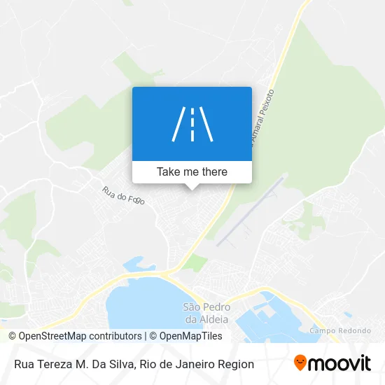 Rua Tereza M. Da Silva map