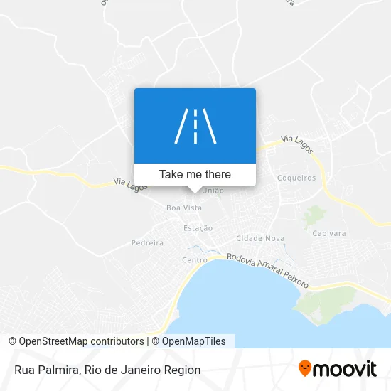 Rua Palmira map