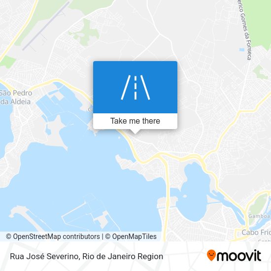 Rua José Severino map