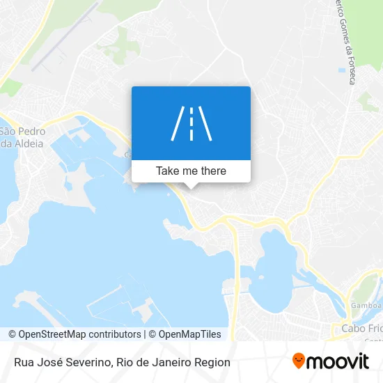 Rua José Severino map