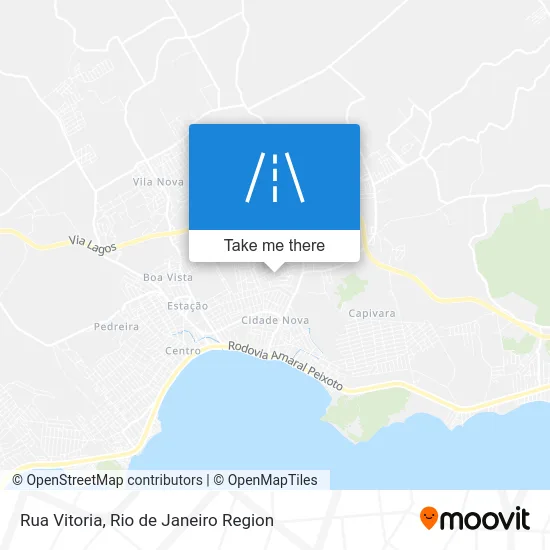 Rua Vitoria map