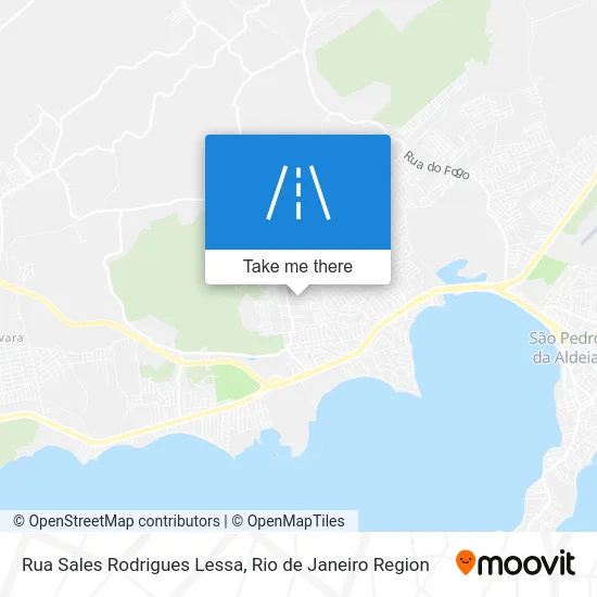 Rua Sales Rodrigues Lessa map