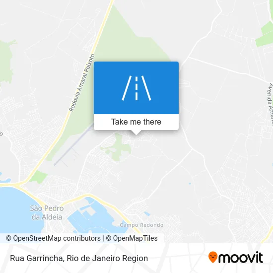 Rua Garrincha map