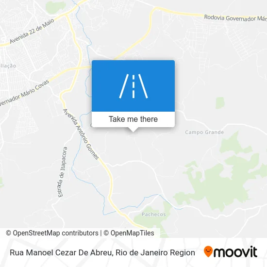 Rua Manoel Cezar De Abreu map