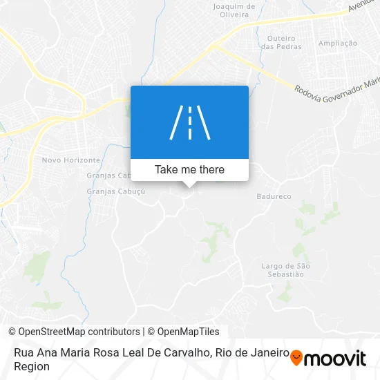 Rua Ana Maria Rosa Leal De Carvalho map