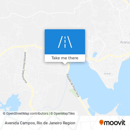 Mapa Avenida Campos
