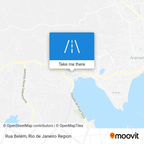 Rua Belém map