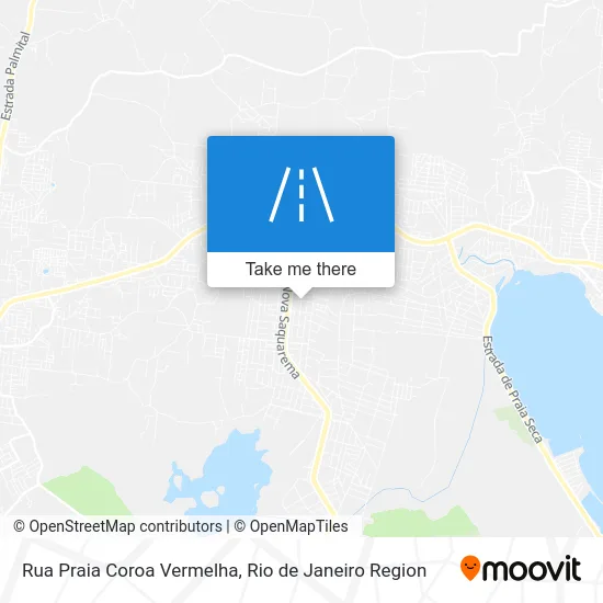 Rua Praia Coroa Vermelha map