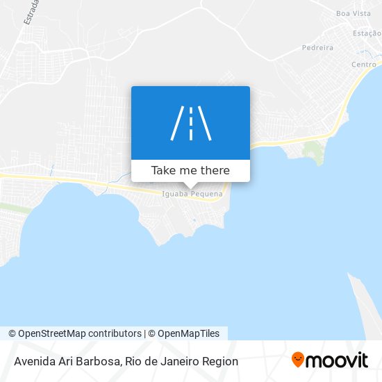 Mapa Avenida Ari Barbosa