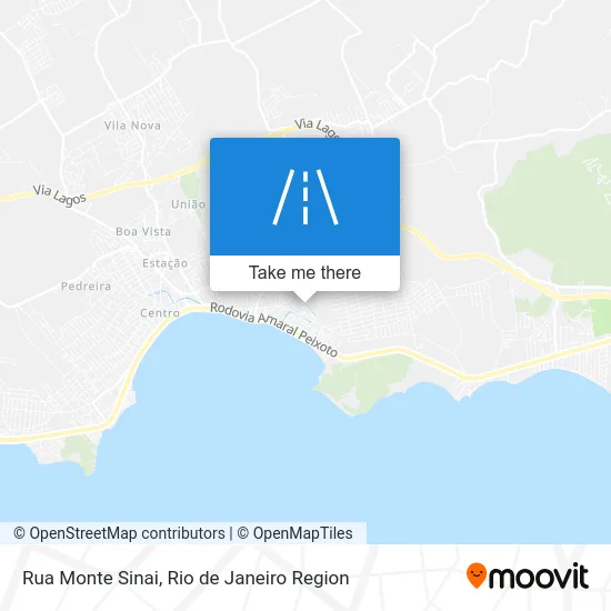 Rua Monte Sinai map