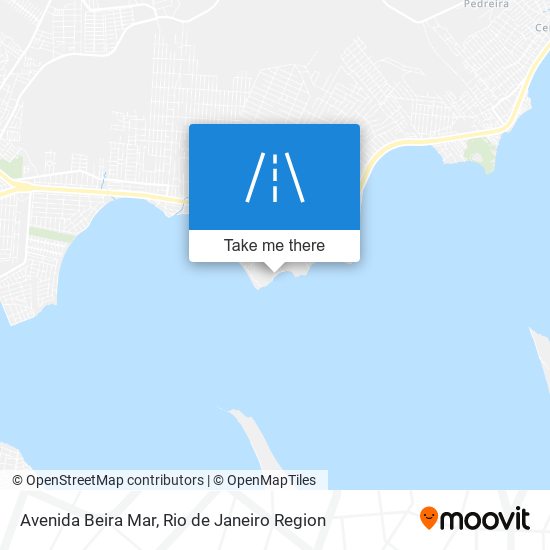 Mapa Avenida Beira Mar