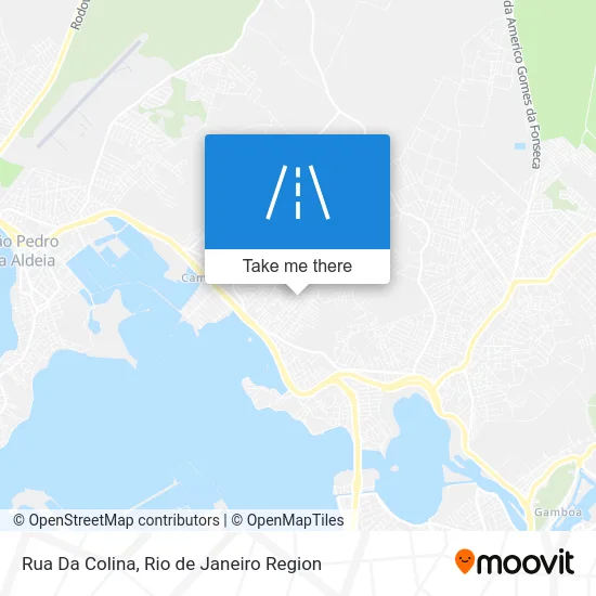 Rua Da Colina map