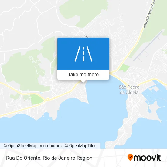 Rua Do Oriente map