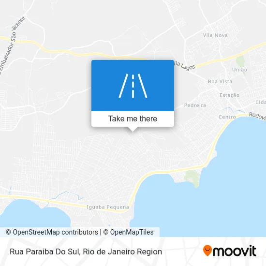 Rua Paraiba Do Sul map