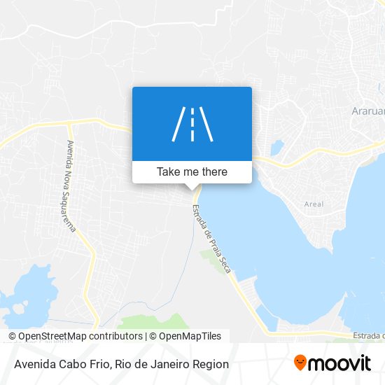 Mapa Avenida Cabo Frio