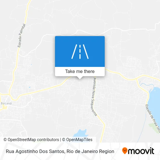 Rua Agostinho Dos Santos map