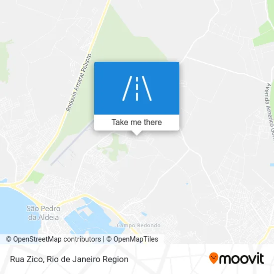 Rua Zico map