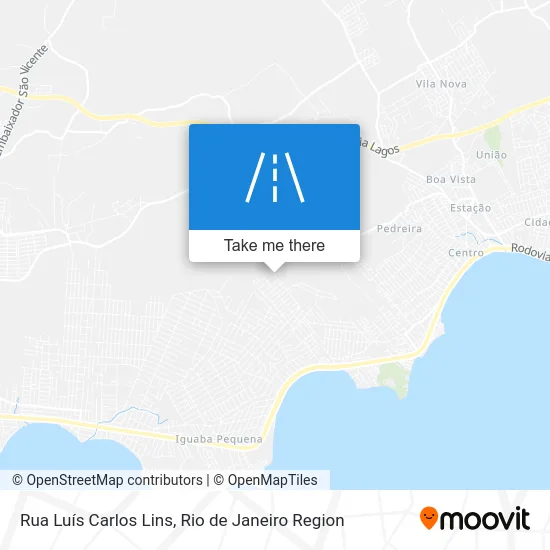 Rua Luís Carlos Lins map