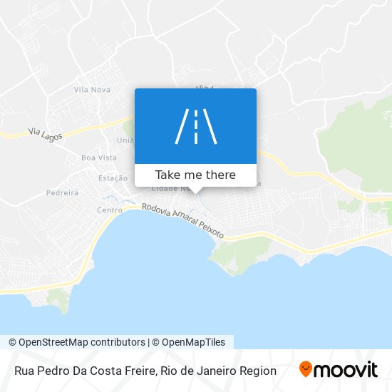 Mapa Rua Pedro Da Costa Freire