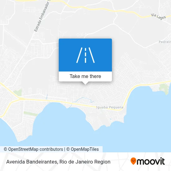 Avenida Bandeirantes map