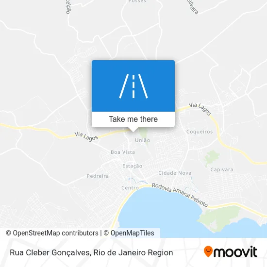 Rua Cleber Gonçalves map