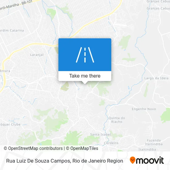 Rua Luiz De Souza Campos map