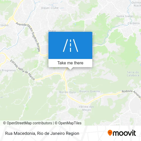 Rua Macedonia map