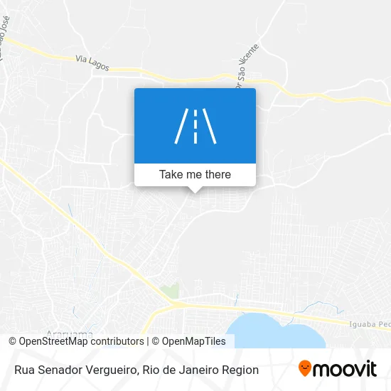 Rua Senador Vergueiro map