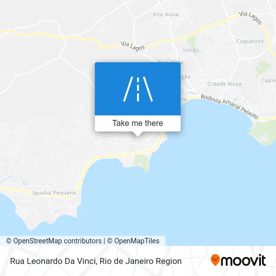 Rua Leonardo Da Vinci map