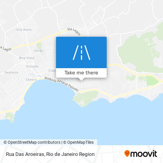 Mapa Rua Das Aroeiras