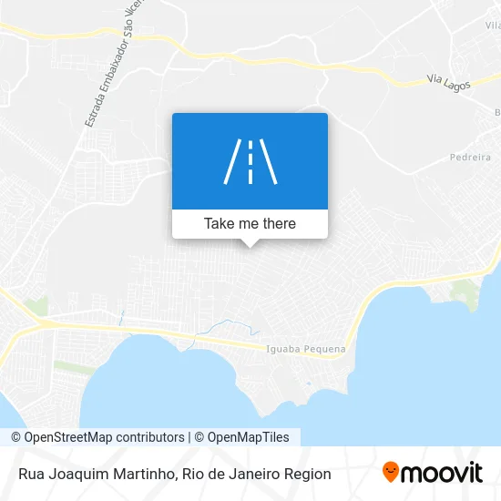 Rua Joaquim Martinho map