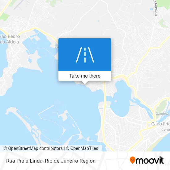 Rua Praia Linda map