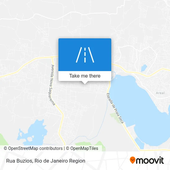 Rua Buzios map
