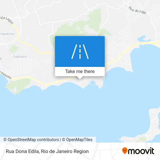 Rua Dona Edila map