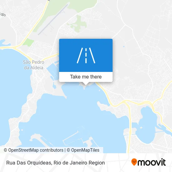 Rua Das Orquídeas map