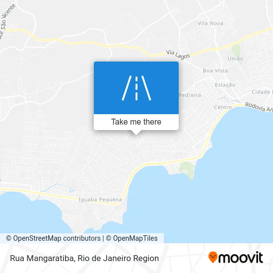 Rua Mangaratiba map