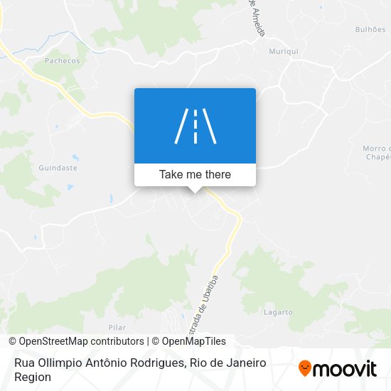 Rua Ollimpio Antônio Rodrigues map