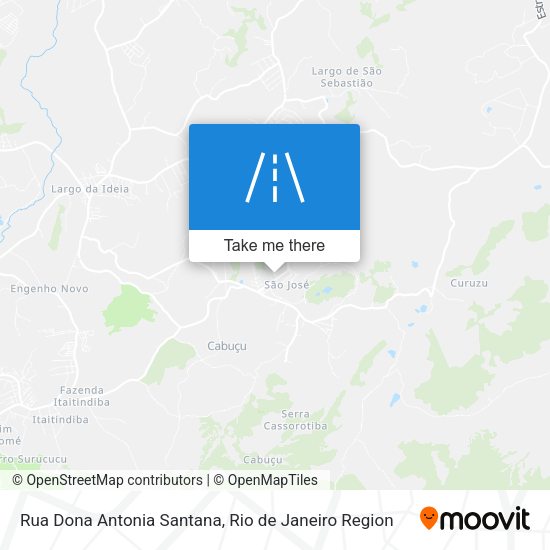 Rua Dona Antonia Santana map