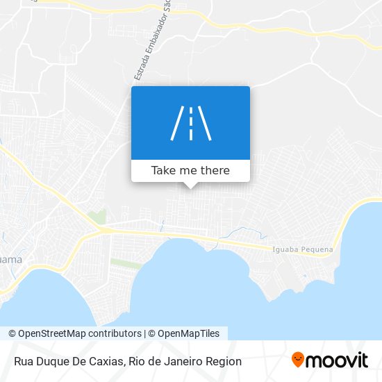 Mapa Rua Duque De Caxias