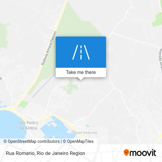 Rua Romario map