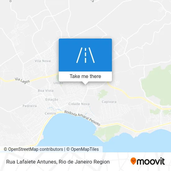 Rua Lafaiete Antunes map