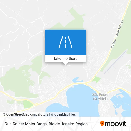 Rua Rainer Maier Braga map