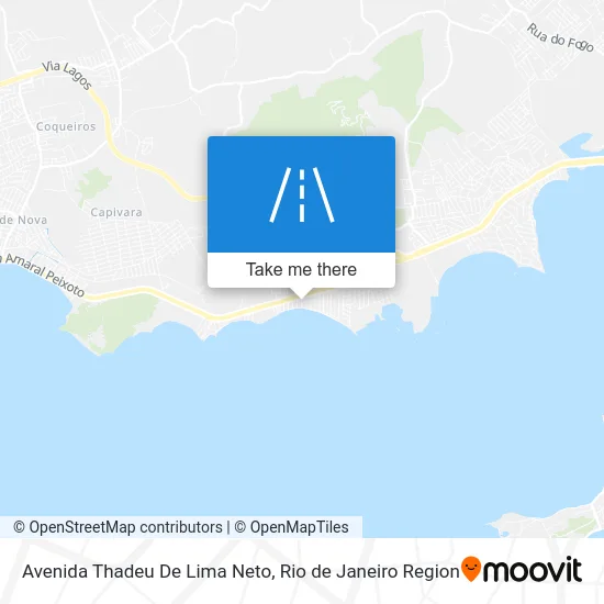 Avenida Thadeu De Lima Neto map