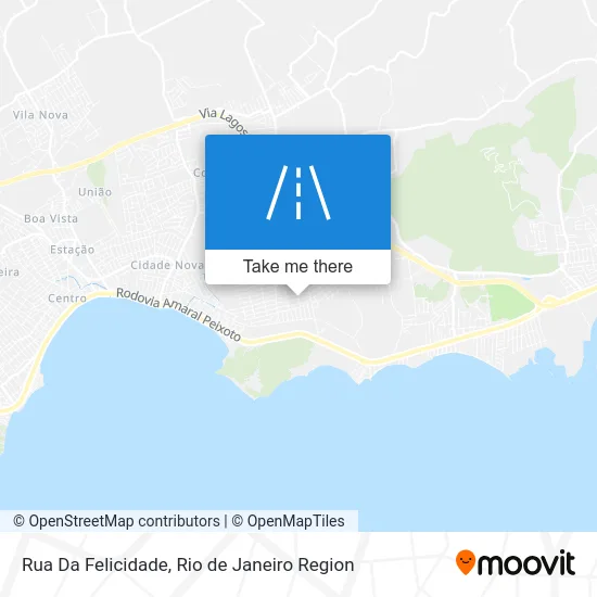 Rua Da Felicidade map