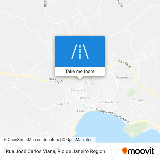 Rua José Carlos Viana map